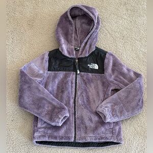 The North Face Girls XS 6 Lavender Hooded Fleece Zip Jacket